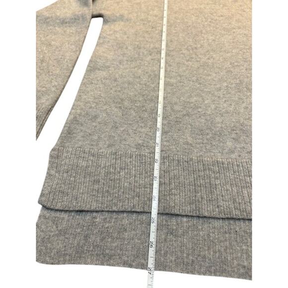 CHARTER CLUB Luxury Cashmere Grey Gray Crew Neck Sweater 100% Cashmere LARGE - Picture 6 of 12